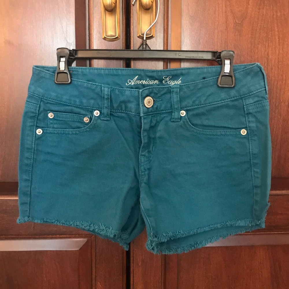 American Eagle Blue Denim Shorts